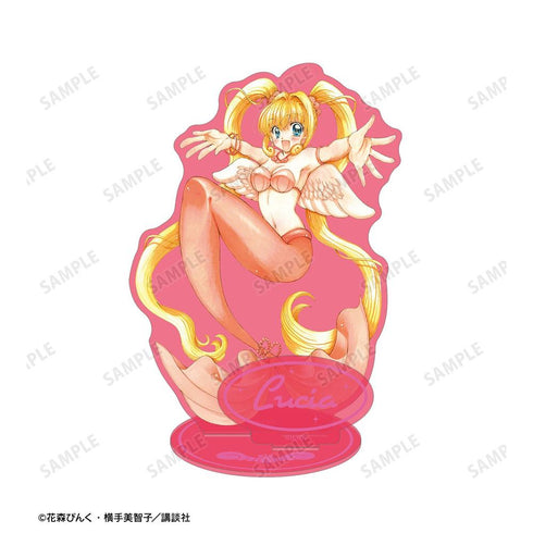 『ぴちぴちピッチ』花森ぴんく先生 描き下ろし るちあ 羽を纏ったマーメイドver. パーツ付きカラーBIGアクリルスタンド【202606再販】