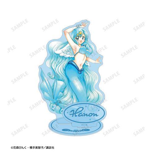 『ぴちぴちピッチ』花森ぴんく先生 描き下ろし 波音 羽を纏ったマーメイドver. パーツ付きカラーBIGアクリルスタンド【202509再販】