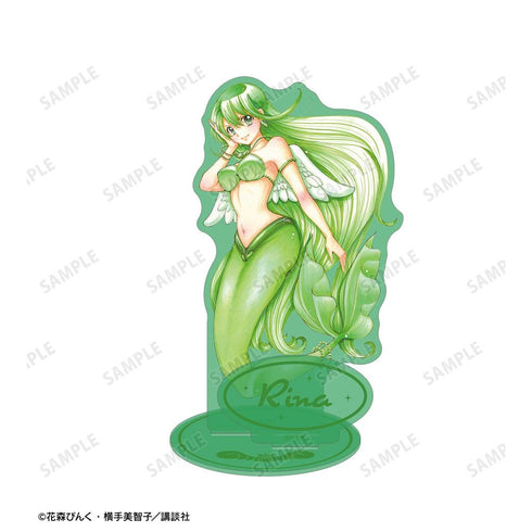 『ぴちぴちピッチ』花森ぴんく先生 描き下ろし リナ 羽を纏ったマーメイドver. パーツ付きカラーBIGアクリルスタンド【202606再販】