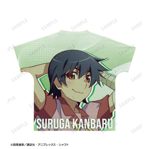 『〈物語〉シリーズ オフ&モンスターシーズン』神原駿河 フルグラフィックTシャツユニセックス