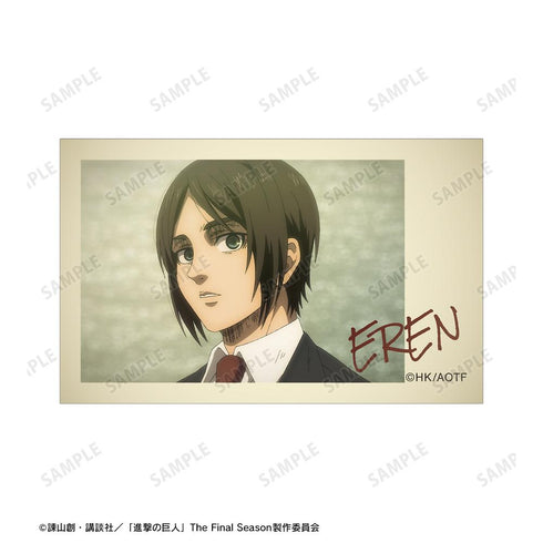 『進撃の巨人』エレン 場面写イラストカード2枚セット