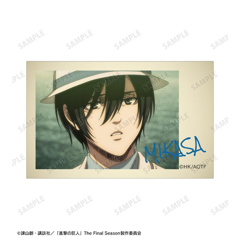 『進撃の巨人』ミカサ 場面写イラストカード2枚セット