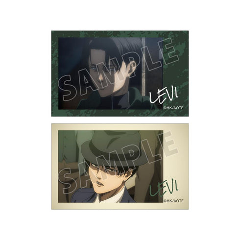 『進撃の巨人』リヴァイ 場面写イラストカード2枚セット