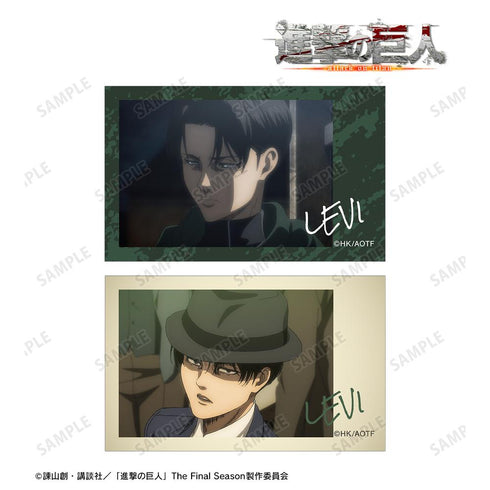 『進撃の巨人』リヴァイ 場面写イラストカード2枚セット
