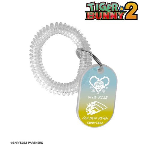 『TIGER & BUNNY 2』ブルーローズ&ゴールデンライアン ロッカーキー風アクリルキーホルダー