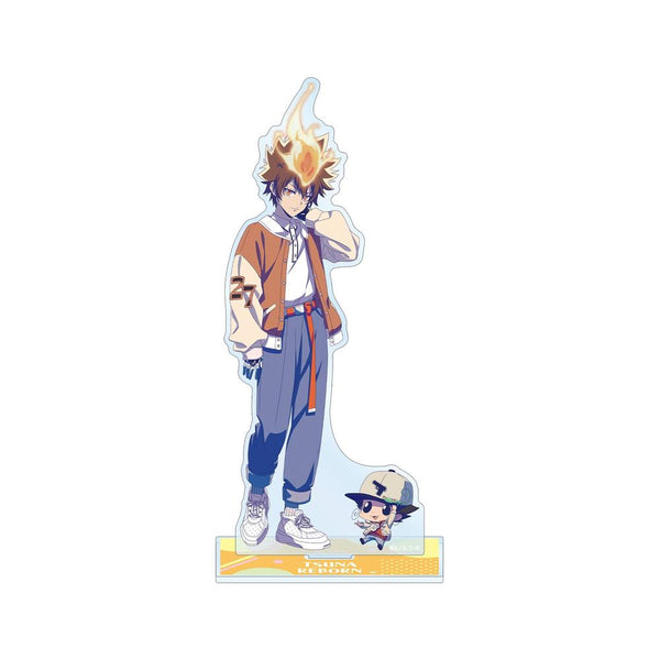 『家庭教師ヒットマンREBORN!』描き下ろし 沢田 綱吉&リボーン レトロポップver. BIGアクリルスタンド【202606再販】