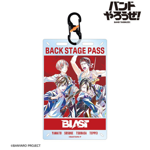 《来组个乐队吧!》BLAST Ani-Art 带卡扣的卡片型亚克力钥匙扣