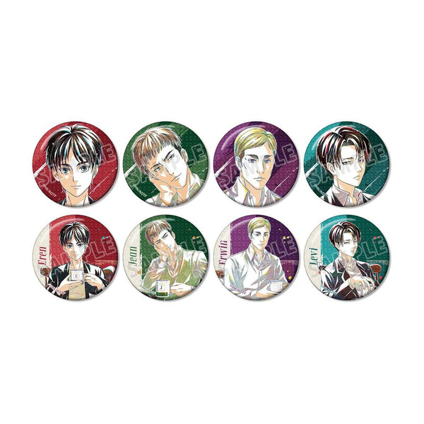 《进击的巨人》全新绘制 茶歇版 收藏级 Ani-Art 闪粉徽章(单位/盒)【202608再版】