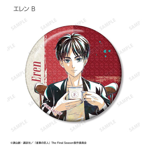《进击的巨人》全新绘制 茶歇版 收藏级 Ani-Art 闪粉徽章(单位/盒)【202608再版】