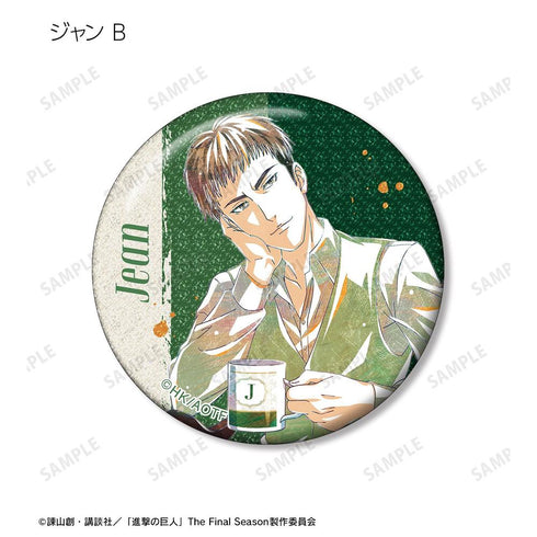 《进击的巨人》全新绘制 茶歇版 收藏级 Ani-Art 闪粉徽章(单位/盒)【202608再版】