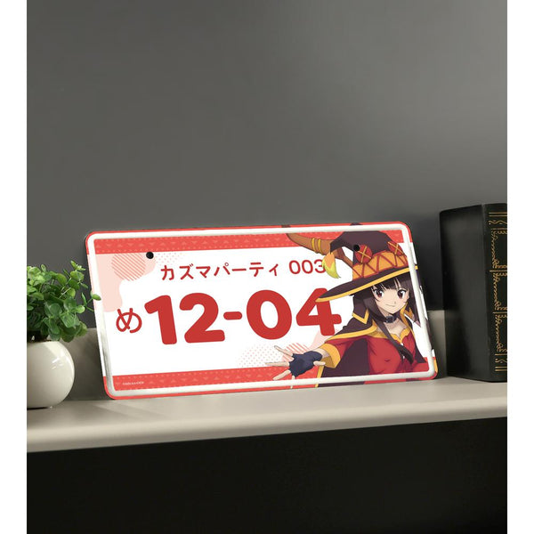 『この素晴らしい世界に祝福を!3』めぐみん ナンバープレート風アルミプレート
