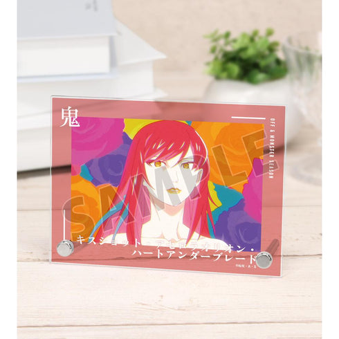 『〈物語〉シリーズ オフ&モンスターシーズン』キスショット・アセロラオリオン・ハートアンダーブレード 場面写A6アクリルパネル【202601再販】