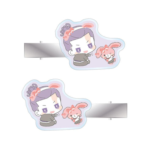 『呪術廻戦×サンリオキャラクターズ』東堂 葵×ぼんぼんりぼん アクリルヘアクリップ2個セット
