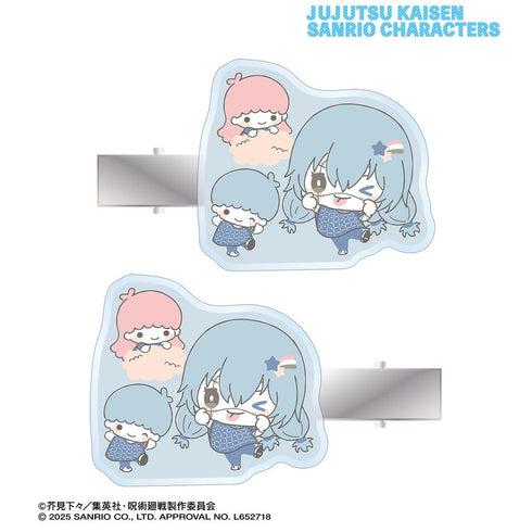 『呪術廻戦×サンリオキャラクターズ』真人×リトルツインスターズ アクリルヘアクリップ2個セット