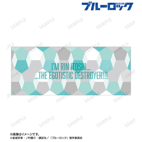 『ブルーロック』糸師 凛 モチーフ柄 フェイスタオル