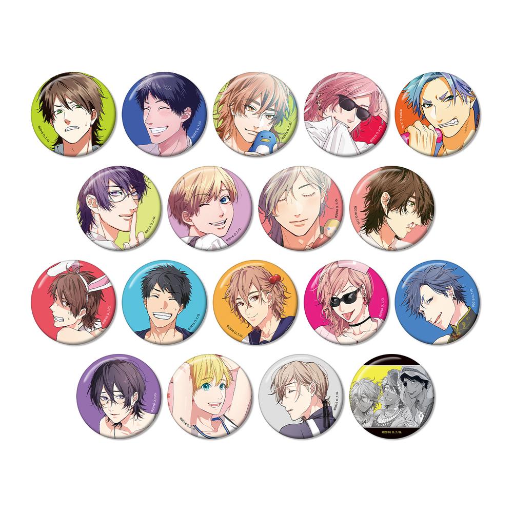 ヤリチン☆ビッチ部』トレーディングカラーイラスト缶バッジ(単位/BOX