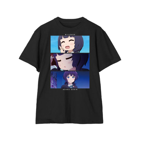 『にじよん あにめーしょん2』朝香 果林 場面写Tシャツメンズ【202602再販】