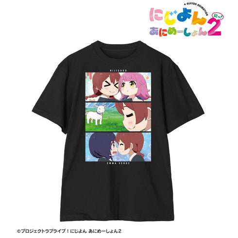 『にじよん あにめーしょん2』エマ・ヴェルデ 場面写Tシャツメンズ