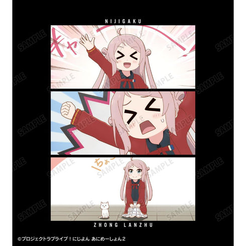 『にじよん あにめーしょん2』鐘 嵐珠 場面写Tシャツメンズ