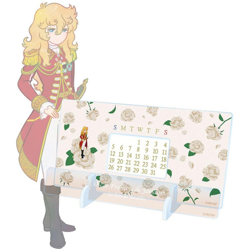 《凡爾賽玫瑰》奧斯卡 Botania 桌上型壓克力萬年曆【202603 再版】