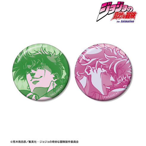 『ジョジョの奇妙な冒険 戦闘潮流』ジョセフ・ジョースター&シーザー・A・ツェペリ 缶バッジ2個セット