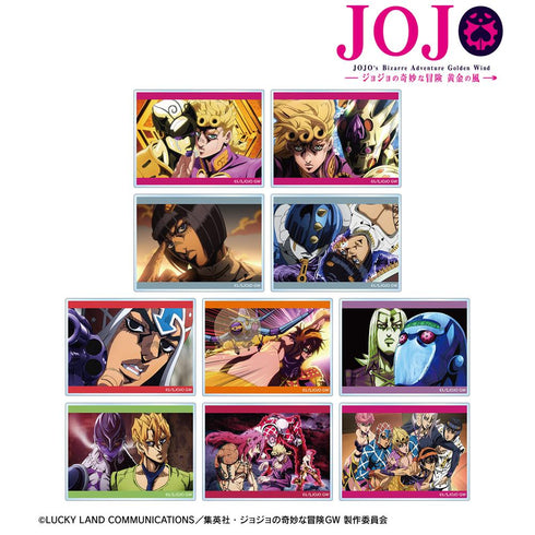 "JoJo's Bizarre Adventure: Golden Wind" Trading Scene Acrylic Cards (Sold by the box)