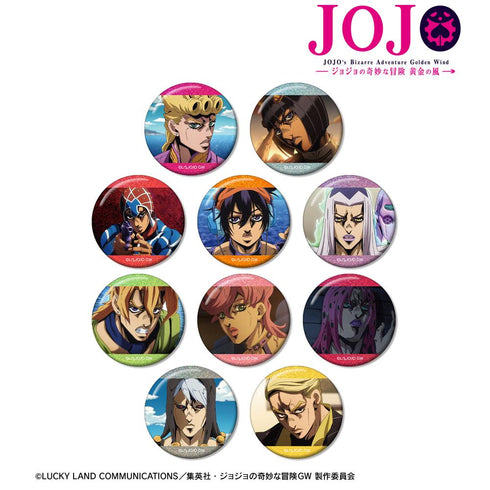 『ジョジョの奇妙な冒険 黄金の風』トレーディング場面写ホログラム缶バッジ(単位/BOX)