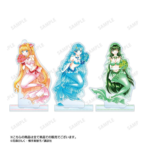 『ぴちぴちピッチ』花森ぴんく先生 描き下ろし 波音 ウェディングマーメイドver. 特大アクリルスタンド【202509再販】