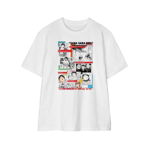 『ワタシってサバサバしてるから』SABA SABA GIRL Tシャツレディース