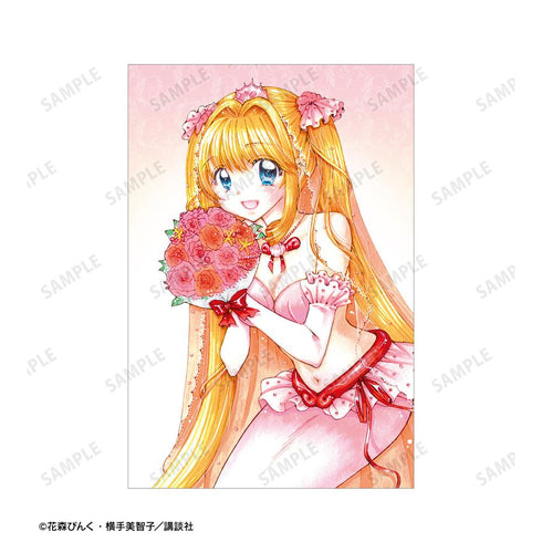 『ぴちぴちピッチ』花森ぴんく先生 描き下ろし ウェディングマーメイドver. ポストカード4枚セット ver.A