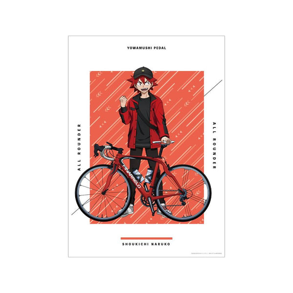 『弱虫ペダル GLORY LINE』描き下ろし 鳴子 章吉 アウトドアver. A3マット加工ポスター