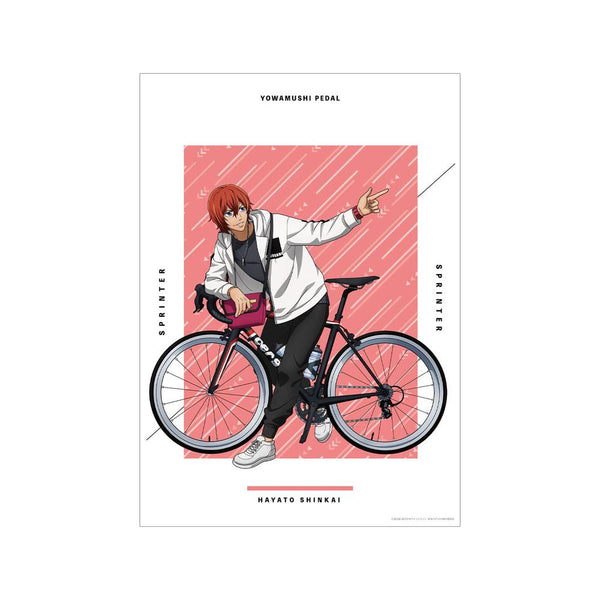 『弱虫ペダル GLORY LINE』描き下ろし 新開 隼人 アウトドアver. A3マット加工ポスター