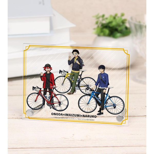 『弱虫ペダル GLORY LINE』描き下ろし 小野田 坂道&今泉 俊輔&鳴子 章吉 アウトドアver. A6アクリルパネル