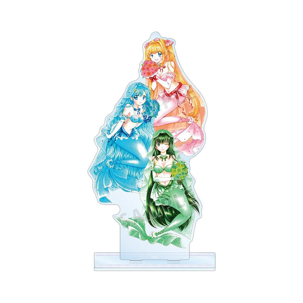 『ぴちぴちピッチ』花森ぴんく先生 描き下ろし 集合 ウェディングマーメイドver. BIGアクリルスタンド【202509再販】