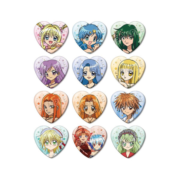 『ぴちぴちピッチ』トレーディングハート型缶バッジ(単位/BOX)【202511再販】