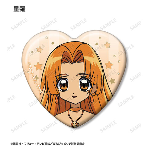 『ぴちぴちピッチ』トレーディングハート型缶バッジ(単位/BOX)【202511再販】