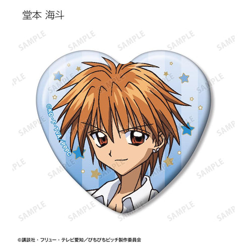 『ぴちぴちピッチ』トレーディングハート型缶バッジ(単位/BOX)【202511再販】