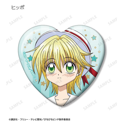 『ぴちぴちピッチ』トレーディングハート型缶バッジ(単位/BOX)【202511再販】