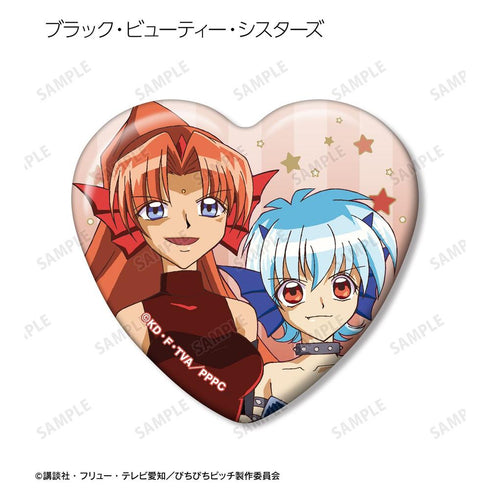 『ぴちぴちピッチ』トレーディングハート型缶バッジ(単位/BOX)【202606再販】