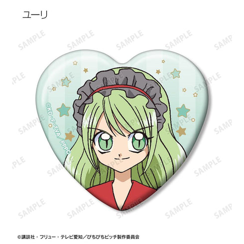 『ぴちぴちピッチ』トレーディングハート型缶バッジ(単位/BOX)【202606再販】