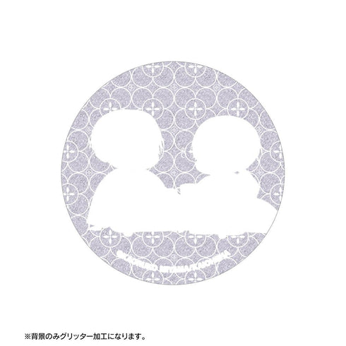 『パーフェクトアディクション』美山薫子先生 描き下ろし 久慈明仁&高槻冴 ちびキャラ パジャマver. グリッター缶バッジ3個セット