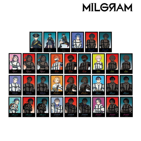 『MILGRAM -ミルグラム-』第一審 トレーディングイラストカード3枚セット(単位/BOX)