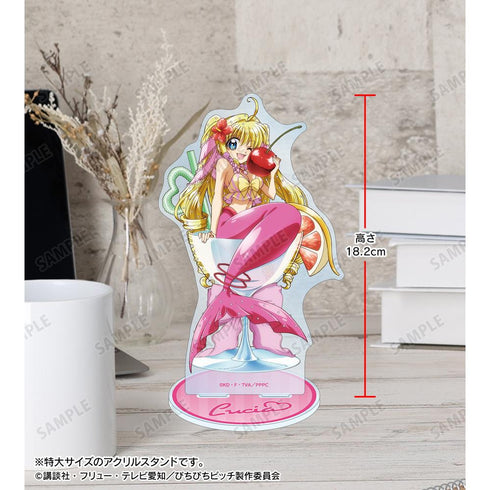 『ぴちぴちピッチ』描き下ろし るちあ カクテルグラスver. 特大アクリルスタンド【202511再販】