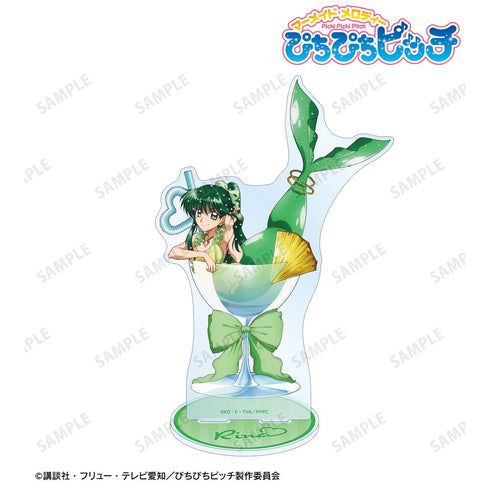 『ぴちぴちピッチ』描き下ろし リナ カクテルグラスver. 特大アクリルスタンド【202511再販】