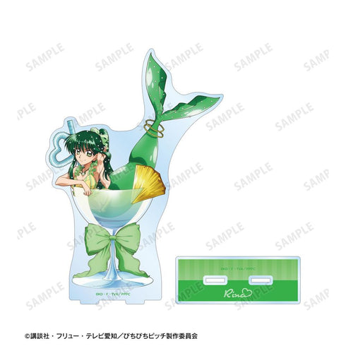 『ぴちぴちピッチ』描き下ろし リナ カクテルグラスver. BIGアクリルスタンド【202606再販】