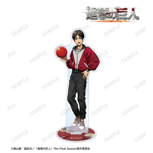『進撃の巨人』描き下ろし エレン レトロ風ファッションver. BIGアクリルスタンド【202604再販】