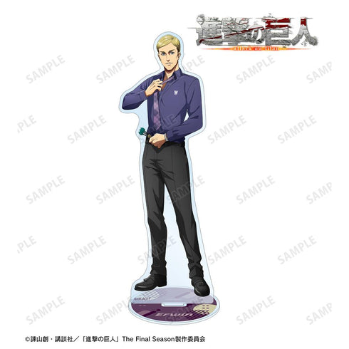 『進撃の巨人』描き下ろし エルヴィン レトロ風ファッションver. BIGアクリルスタンド【202511再販】