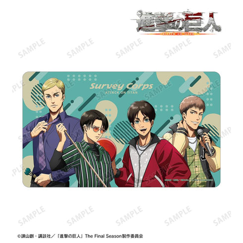 『進撃の巨人』描き下ろし 集合 レトロ風ファッションver. マルチデスクマット【202511再販】