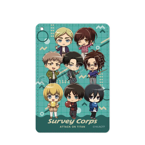 『進撃の巨人』集合 ちびキャラ アクティビティver. 1ポケットパスケース