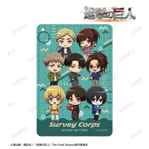 『進撃の巨人』集合 ちびキャラ アクティビティver. 1ポケットパスケース【202511再販】